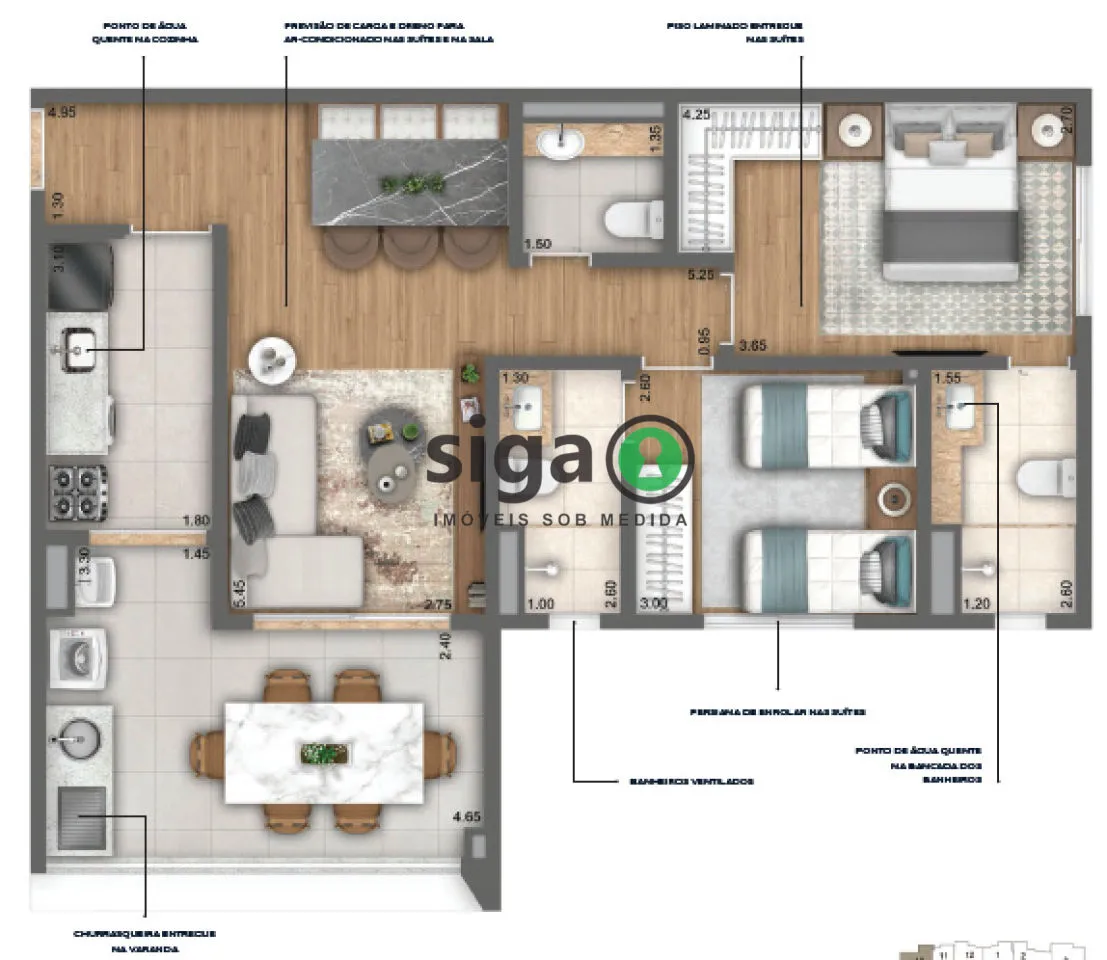 Imagem Apartamento à venda 2 Quartos, 1 Vaga, 76m², Vila Mariana - SP