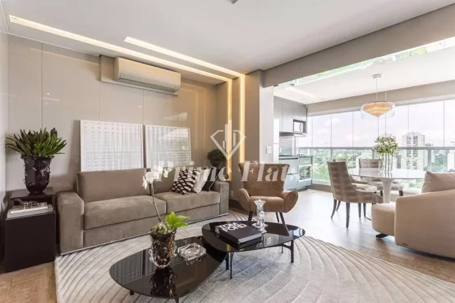 Imagem Flat disponível para venda no Condomínio Cosmopolitan High Garden, com 58m², 1 dormitório e 1 vaga