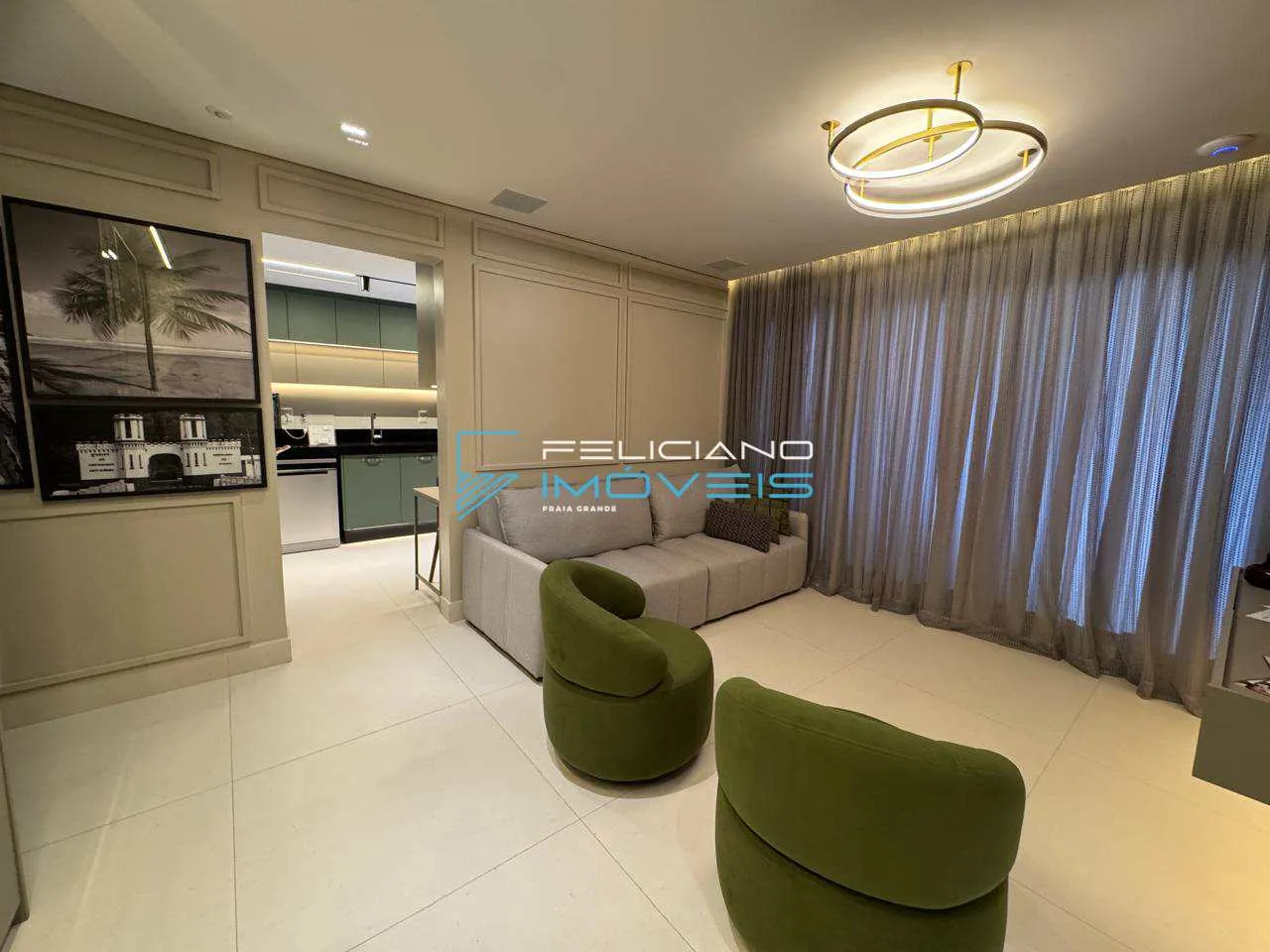 Imagem Apartamento com 2 quartos, Guilhermina, Praia Grande - R$ 1.03 mi, Cod: 6859