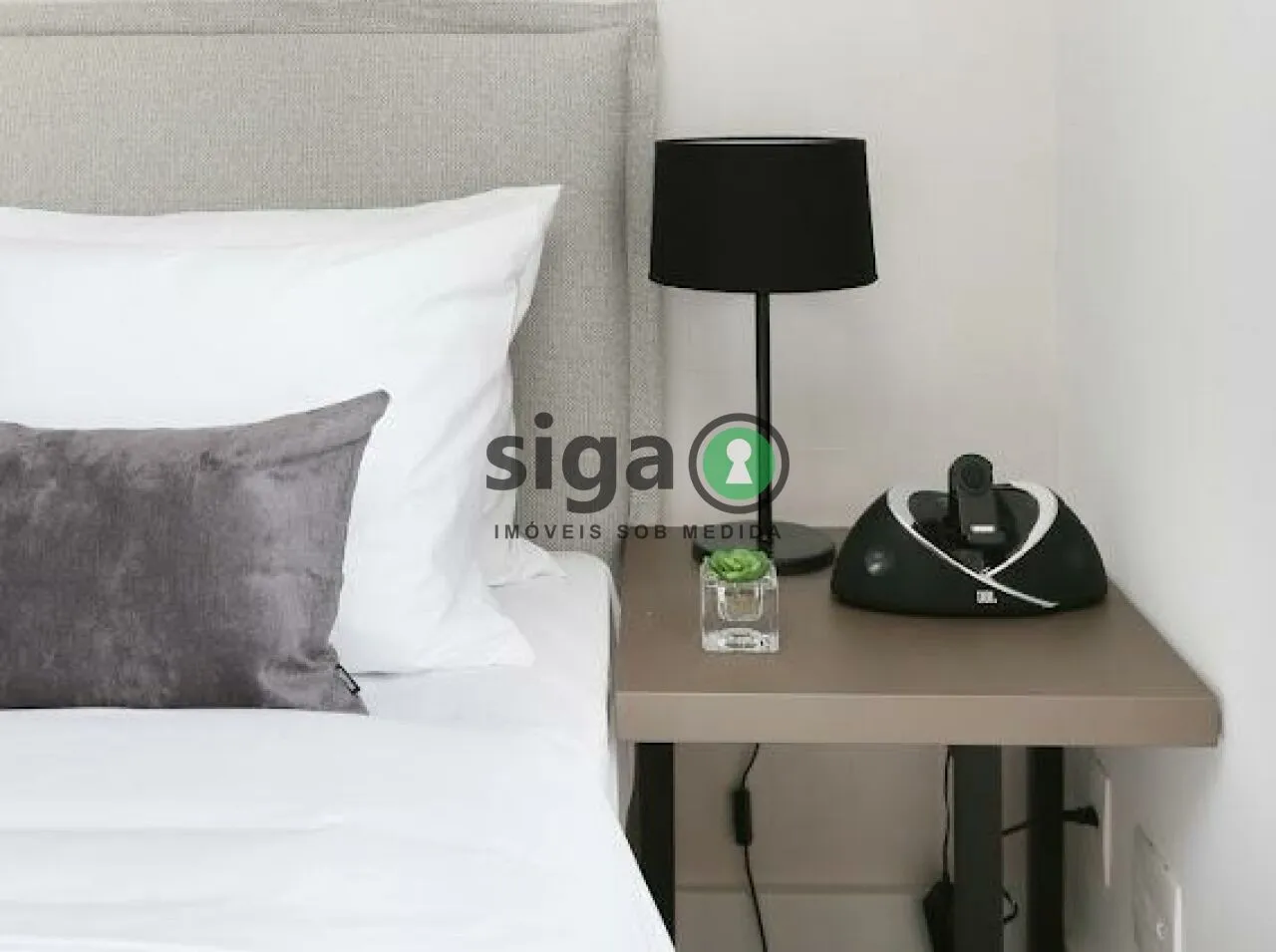 Imagem Studio com 64m², no Brooklin, com 1 quarto, 2 banheiros e 1 vaga, Mobiliado para Venda