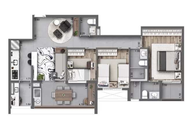 Imagem Apartamento à venda no bairro Moema - São Paulo/SP