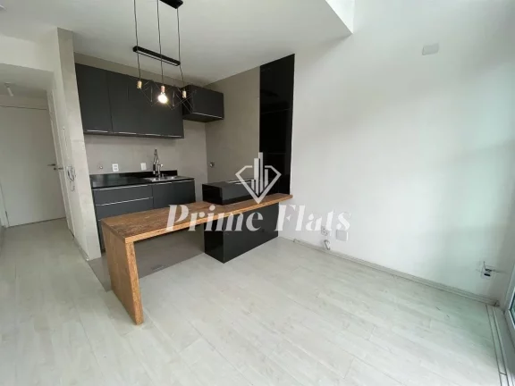 Imagem Flat disponível para locação no Condomínio Edifício Moema Loft, com 45m², 1 dormitório e 1 vaga de garagem