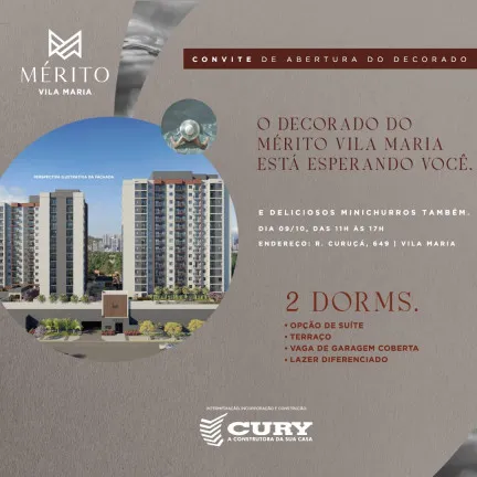 Foto do imóvel Apartamento com 2 Quartos à Venda, 51 m² em Vila Maria - São Paulo