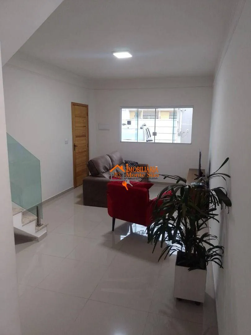 Imagem Sobrado com 3 dormitórios à venda, 100 m² por R$ 530.000,00 - Jardim Monte Carmelo - Guarulhos/SP