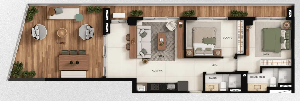 Imagem Apartamento à venda no bairro Serrinha - Goiânia/GO