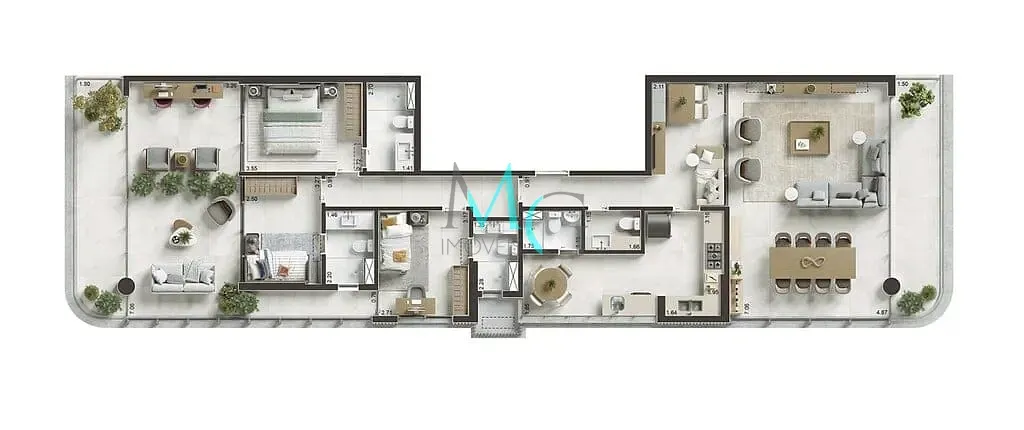 Imagem Apartamento à venda 3 Quartos 3 Suites 2 Vagas 172.94M² Ipanema Rio de Janeiro - RJ | Vista Ipanema