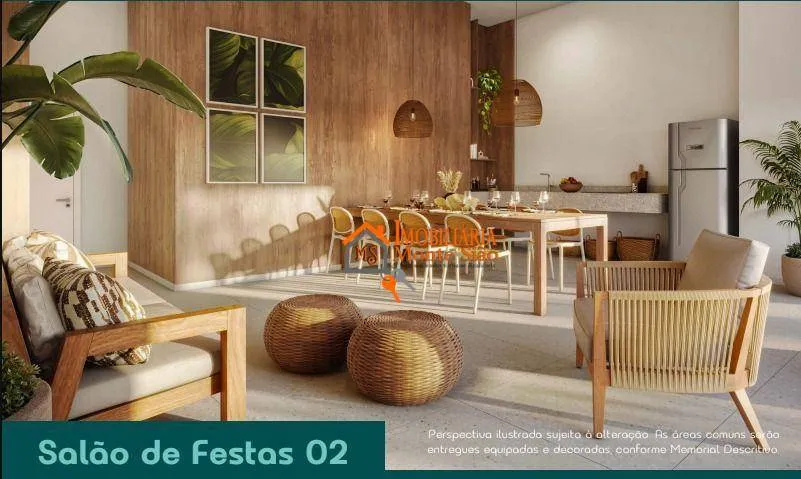 Imagem Apartamento com 1 dormitório à venda, 39 m² por R$ 376.827,97 - Vila Endres - Guarulhos/SP