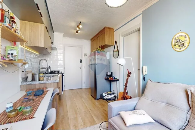 Imagem Aconchegante apartamento na Vila Romana de 24,65 m², totalmente mobiliado e pronto para morar.