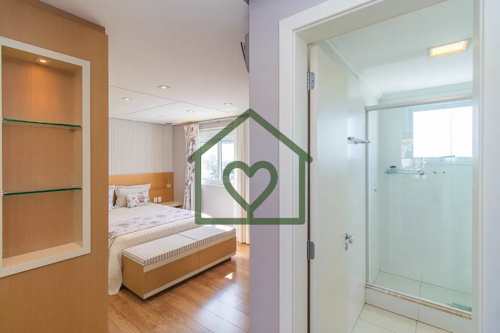 Imagem Cobertura de 109 m², possuindo uma extensão de mais 50m² de mezanino e espaço gourmet, com 1 dor...