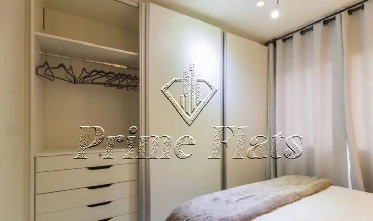 Imagem Flat disponível para venda no Quality Suítes Long Stay Vila Olímpia, com 52m², 2 dormitórios e 1 vaga
