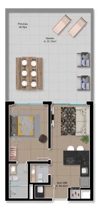 Imagem Del Paine - Apartamento à venda no bairro Navegantes - Capão da Canoa/RS