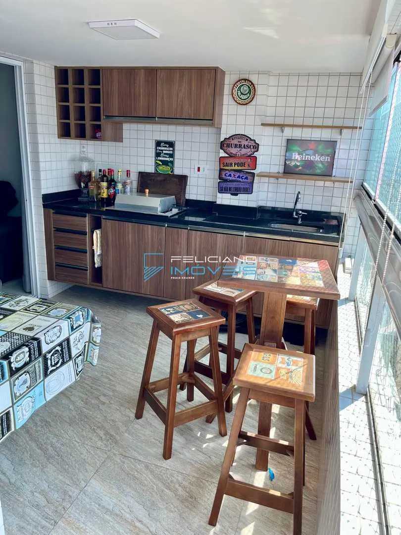 Imagem Apartamento com 3 quartos, Guilhermina, Praia Grande - R$ 1.56 mi, Cod: 5371