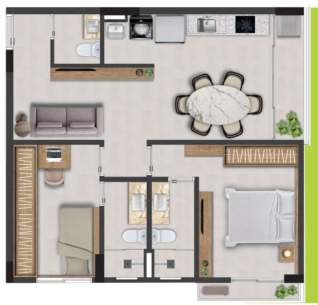 Imagem Apartamento à venda no bairro Vila Rosa - Goiânia/GO