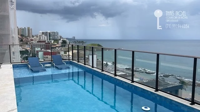 Imagem ALUGUEL RESIDENCIAL - LINDO FLAT MOBILIADO E DECORADO NO SMART FAROL DA BARRA, PRÉDIO NOVÍSSIMO E COMPLETO