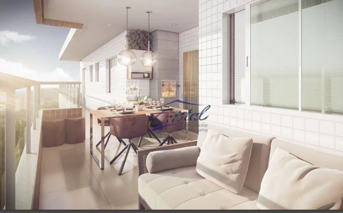 Imagem Apartamento com 3 dormitórios à venda, 117 m² por R$ 1.265.000,00 - Boqueirão - Praia Grande/SP