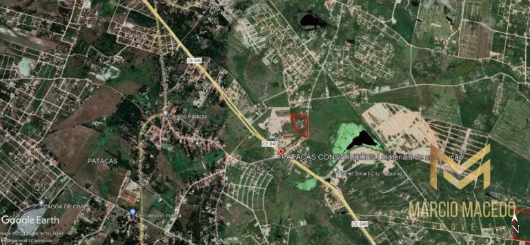 Imagem Terreno à venda, 39474 m² por R$ 1.578.970,00 - Patacas - Aquiraz/CE