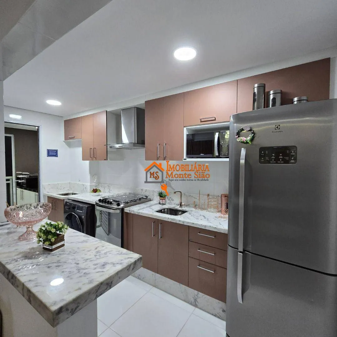 Imagem Apartamento com 2 dormitórios à venda, 59 m² por R$ 450.000,00 - Vila Nova Bonsucesso - Guarulhos/SP