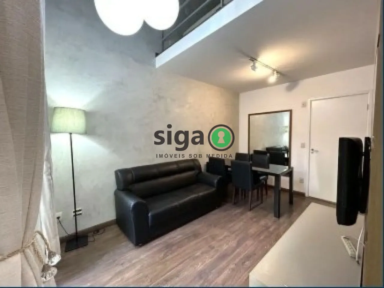 Imagem Apartamento mobiliado com pé-direito duplo e lazer completo!!!!