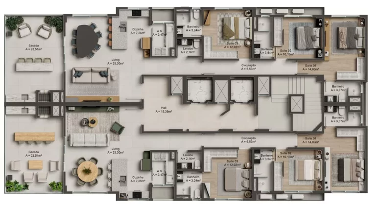 Imagem Le Monarque - Apartamento à venda no bairro Centro - Itapema/SC