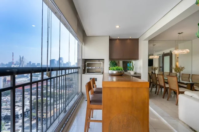 Foto do imóvel Apartamento à venda em São Paulo, Vila Gertrudes, com 2 quartos, 94m2 em Bacaetava