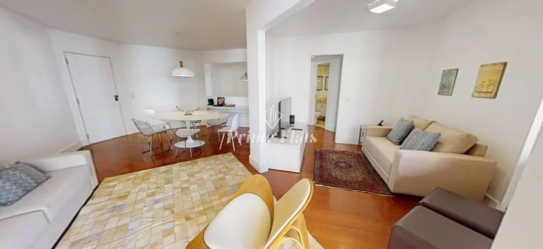 Imagem Flat disponível para venda no The Sutton House em Moema, com 120m², 3 dormitórios e 2 vagas