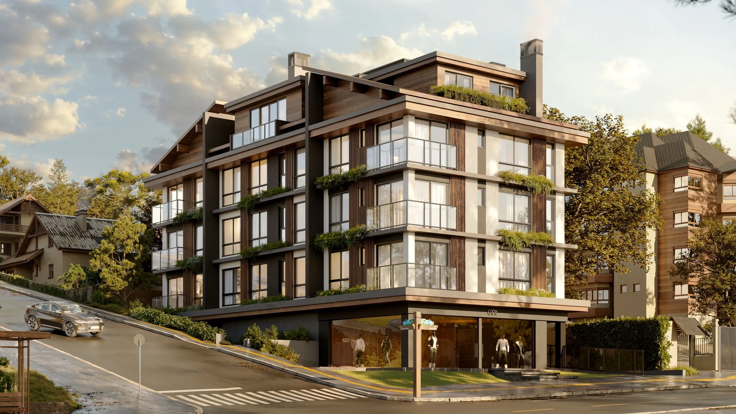 Foto do imóvel Apartamento à venda em Gramado, Floresta, com 2 quartos, 84.6m2