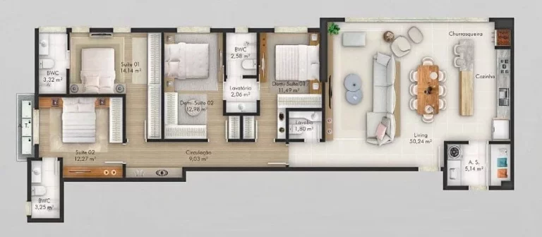 Imagem Praia Home Resort - Fase 2 - Apartamento à venda no bairro Ilhota - Itapema/SC