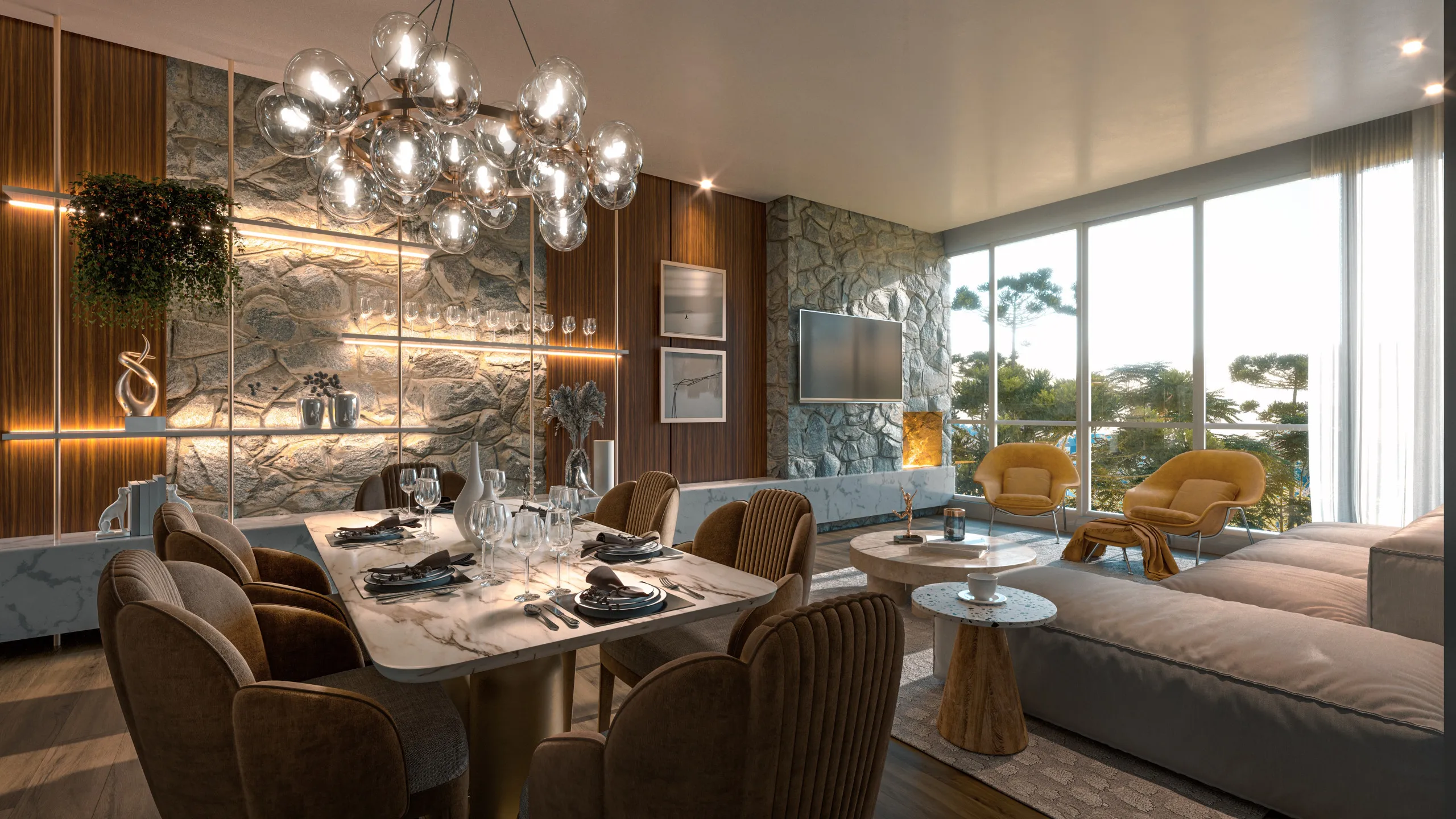 Imagem Apartamento à venda em Gramado, Floresta, com 2 quartos, 74.09m2