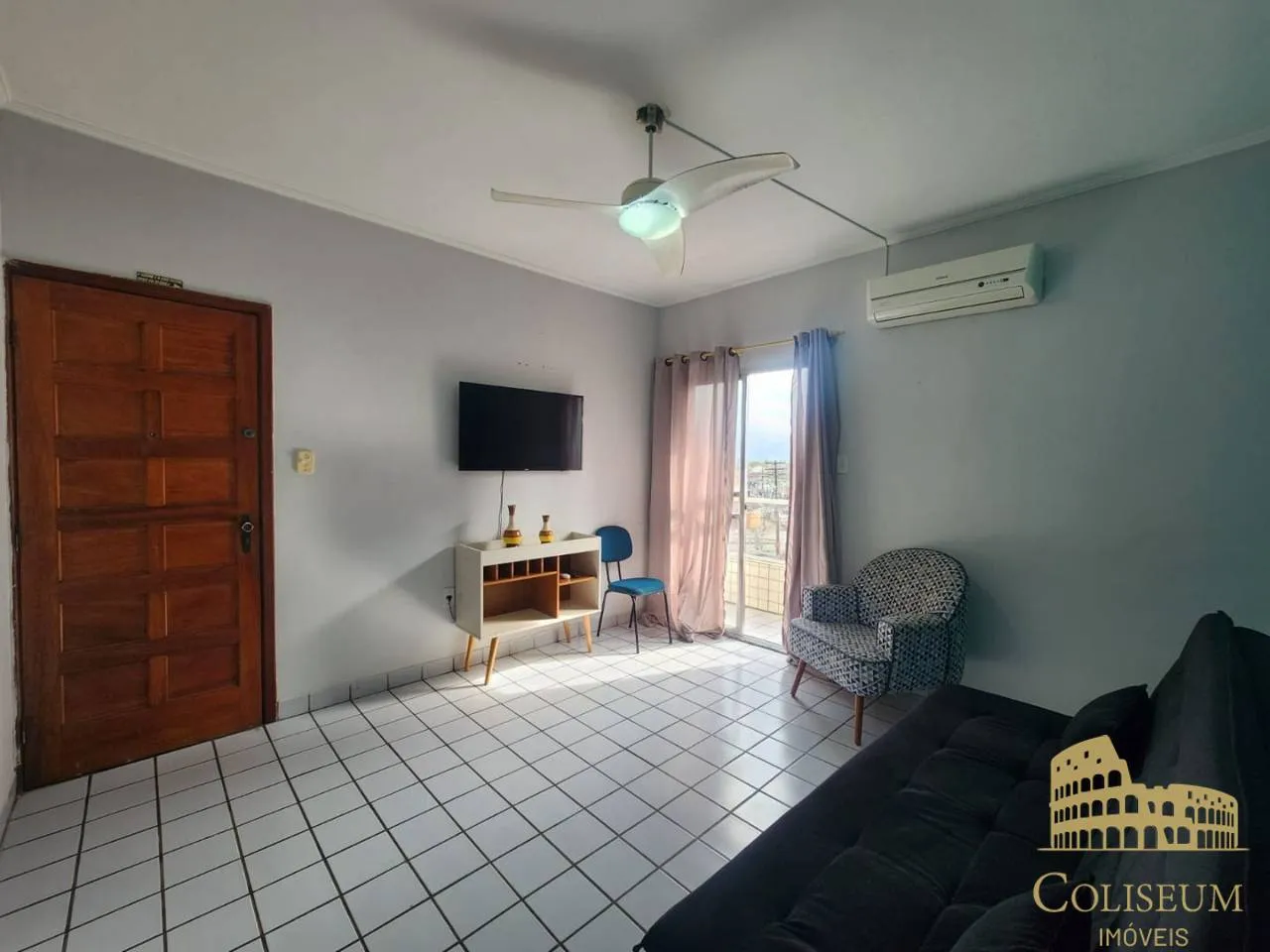 Imagem Apartamento com 1 dormitório à venda, 51 m² por R$ 255.000,00 - Tupi - Praia Grande/SP