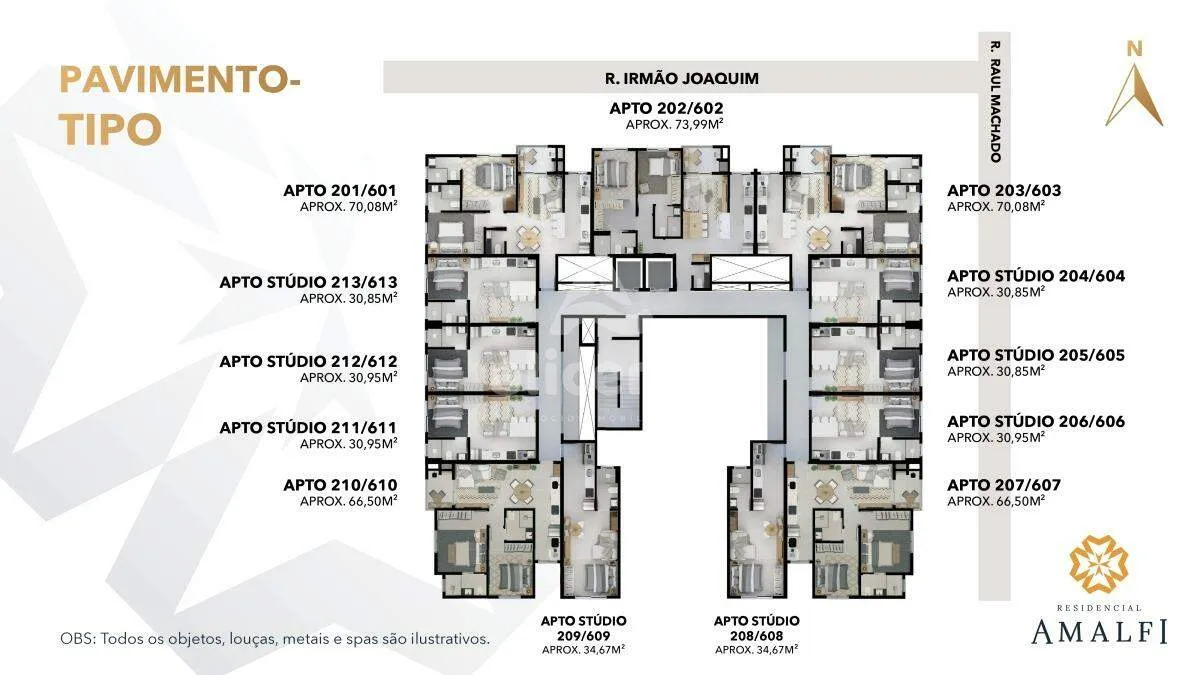 Imagem Apartamento à venda com 2 quartos 2 suítes, 66,92m² em Centro Florianópolis