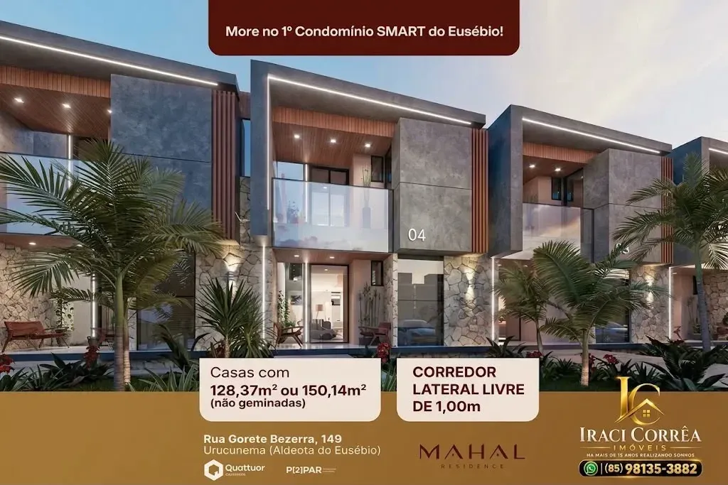 Imagem Casa de Condomínio com 4 Quartos à Venda, 150,14 m² em Urucunema - Eusébio