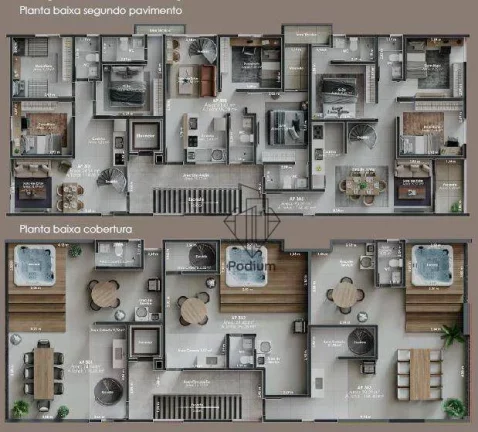 Imagem Cobertura Duplex com Jacuzzi privativa nas proximidades de restaurantes, padarias e supermercados - CO0228.