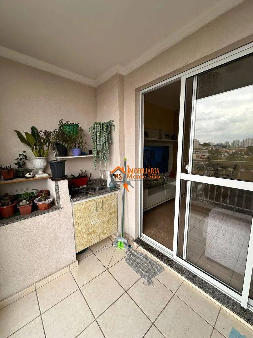 Imagem Apartamento 77m² à Venda no Parque Residence | 3 Dorms (1 Suíte) | Varanda Gourmet | Lazer Completo | Ao Lado do Shopping Maia