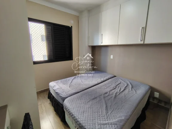 Imagem Aluguel de Apartamento de 2 Quartos com Suíte, lazer, varanda gourmet e 2 Vagas de Garagem em Pitangueiras, Guarujá-SP