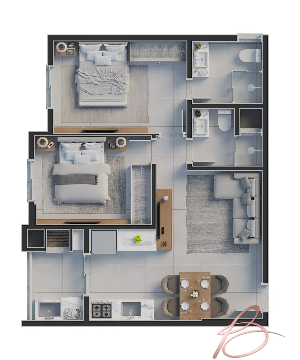 Imagem Apartamento Alto Padrão em Praia Brava de Itajaí, Itajaí/SC