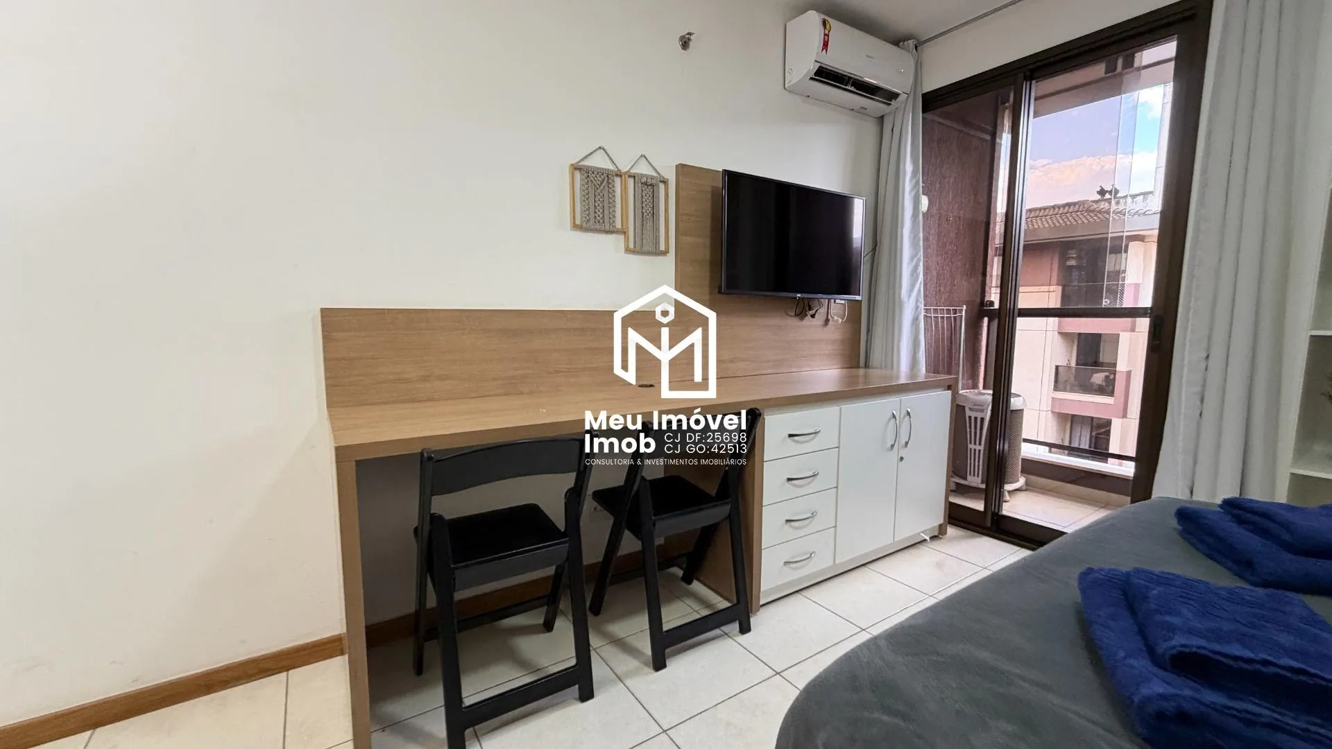 Imagem Apartamento Life Resort 1 Quarto Varanda Mobiliado Brasília
