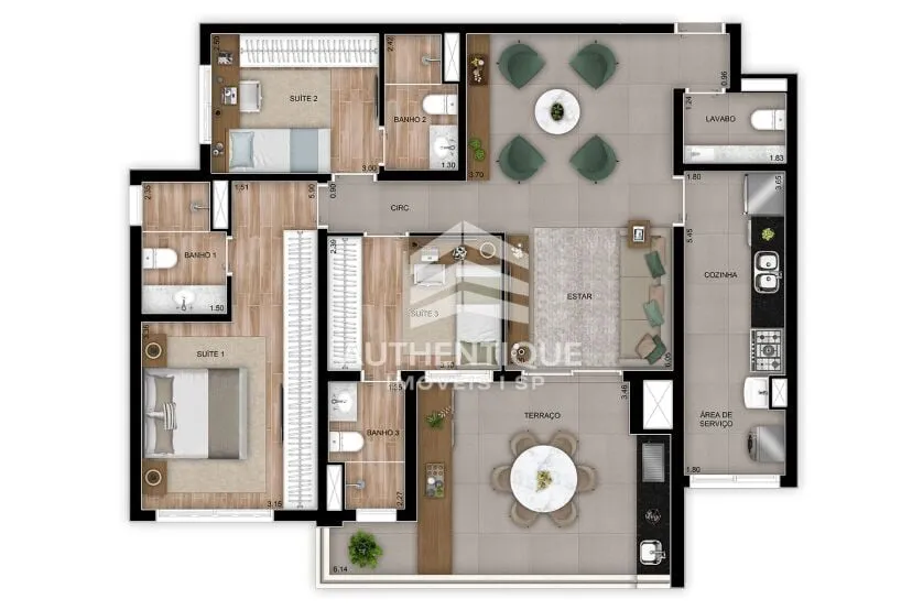 Imagem THE ADRESS SANTO ANDRE - Apartamento à venda no bairro Vila Boa Vista - Santo André/SP