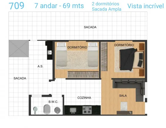 Imagem Apartamento com 2 Quartos à Venda, 69 m² em Vila Gomes Cardim - São Paulo