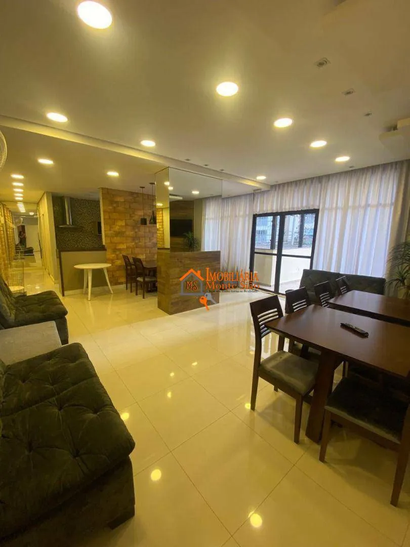 Imagem Apartamento com 2 dormitórios, 62 m² - venda por R$ 390.000,00 ou aluguel por R$ 3.537,00/mês - Centro - Guarulhos/SP