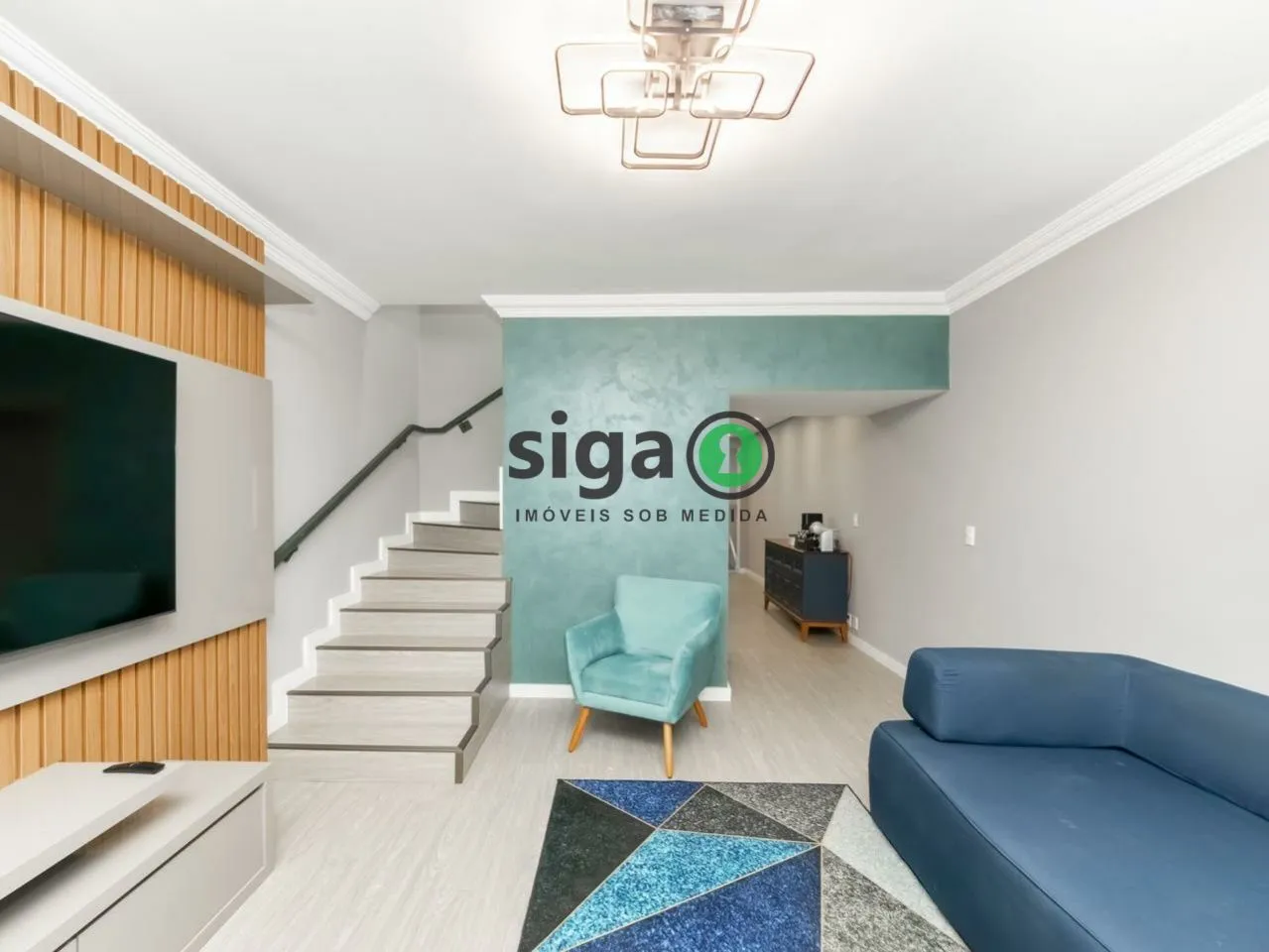 Foto do imóvel Casa a venda no Campo Belo, 240 metros, 3 quartos, 2 vagas - Porteira Fechada