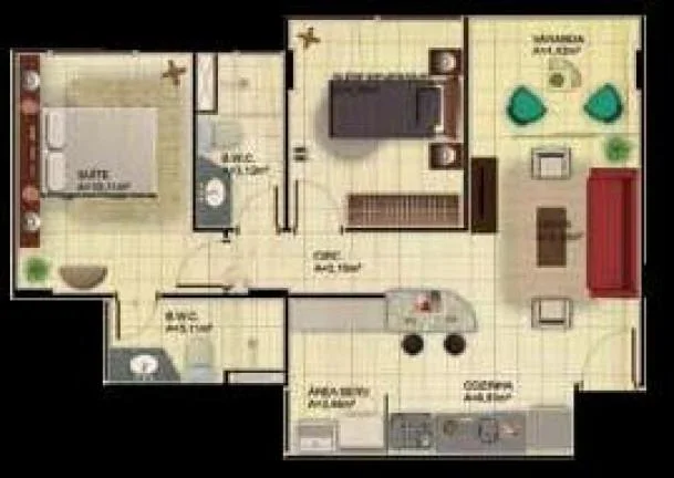 Imagem Apartamento 2 Quartos para Venda em Teresina, Noivos, 2 dormitórios, 1 banheiro, 1 vaga