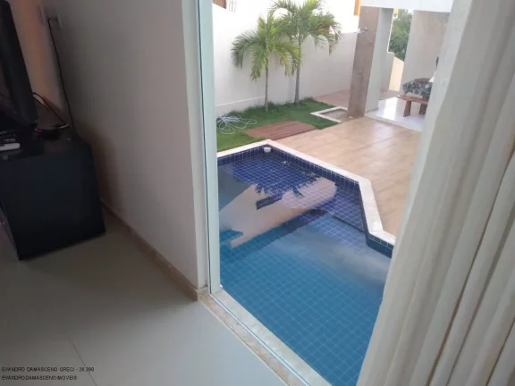 Imagem Casa em Condomínio de Luxo para Locação em Camaçari-BA, 3 Quartos, 3 Suítes, 2 Salas, 2 Banheiros, 4 Vagas, 280m².
