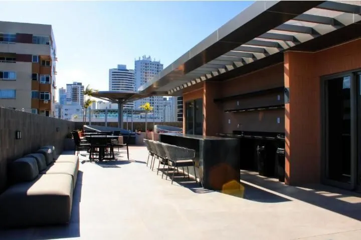 Imagem Flat mobiliado no W Tambaú Apart Hotel, com 34 m², lazer completo e localização privilegiada próximo à praia e ao Busto de Tamandaré.