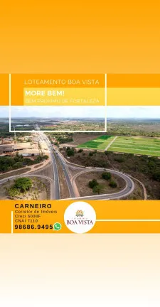 Foto do imóvel Terreno à Venda, 150 m² em Boa Vista - Aquiraz