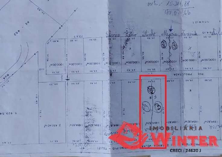 Imagem Lote com 1694,82 m2