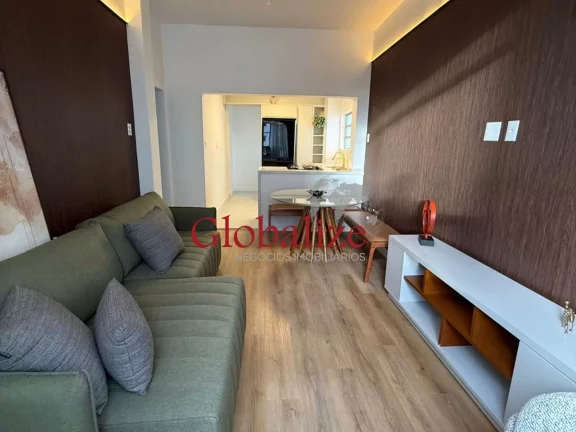 Imagem Apartameno à venda com 65m², 2 quartos, 1 suíte, frente mar, 1 vaga por R$885.000,00 no José Menino em Santos