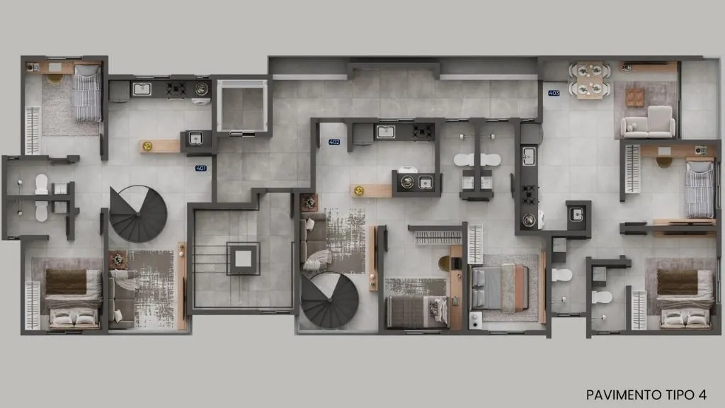 Imagem Flat com 1 dormitório à venda, 29 m² por R$ 239.999,00 - Bancários - João Pessoa/PB
