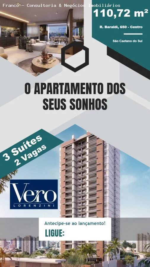 Imagem Apartamento para Venda em São Caetano do Sul, Centro, 3 suítes, 4 banheiros, 2 vagas