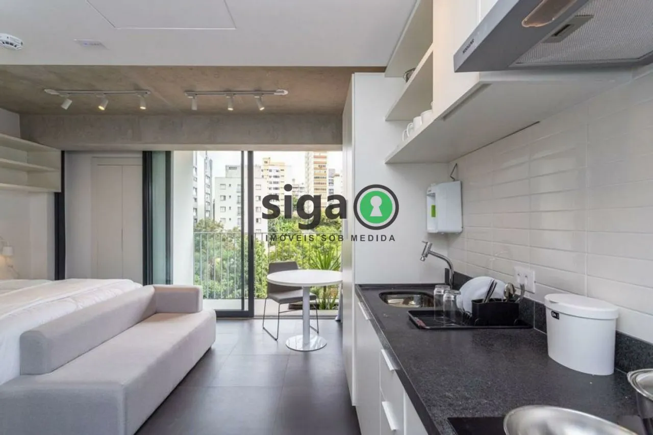 Foto do imóvel STUDIO de 28m², com 1 quarto, 1 banheiro e sem vaga na Vila Madalena
