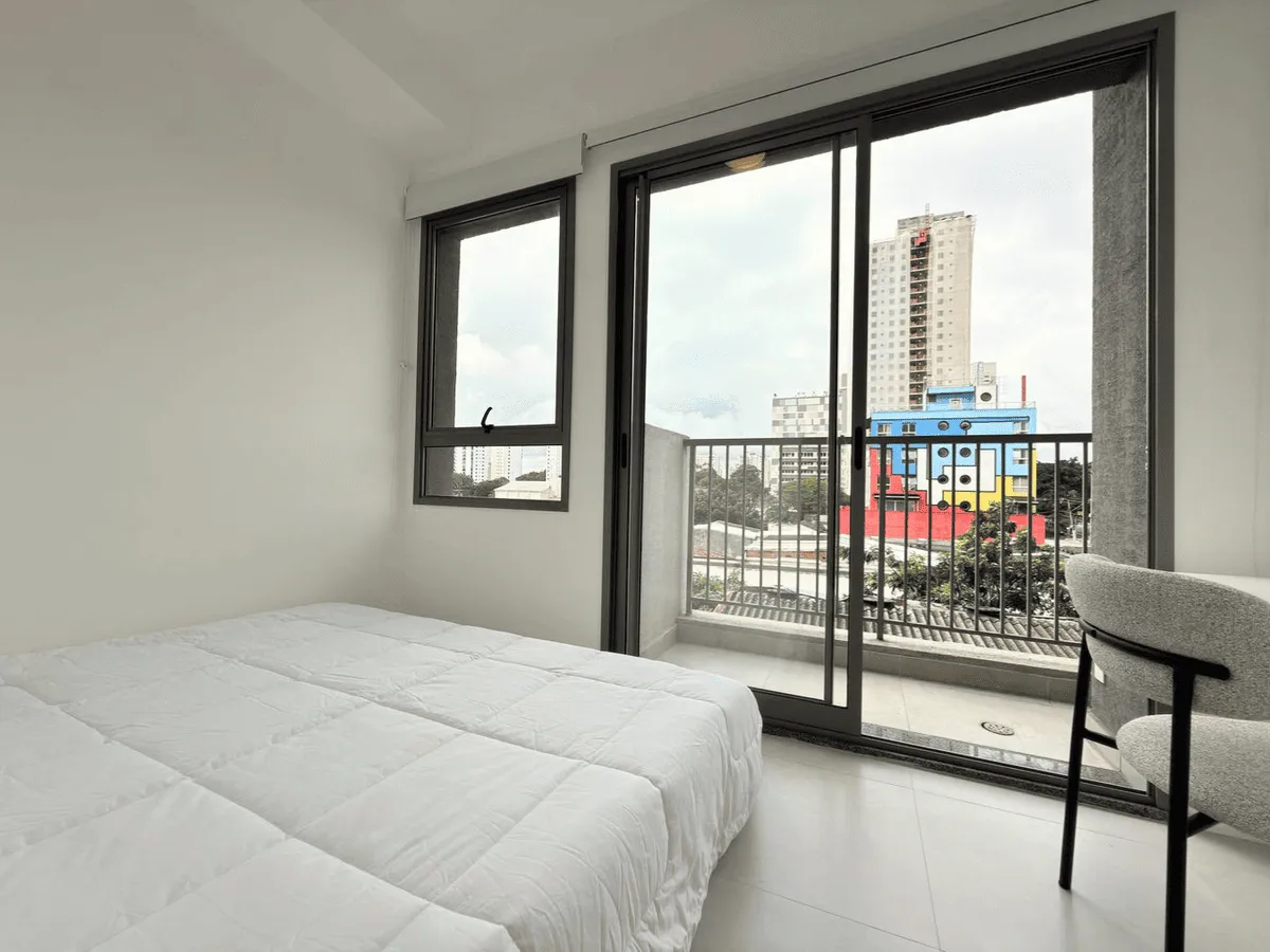 Imagem Apartamento com 1 Quarto para alugar, 25m² - Santo Amaro
